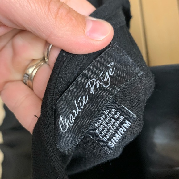 Great used condition, black pajama top, S/M - Picture 3 of 3